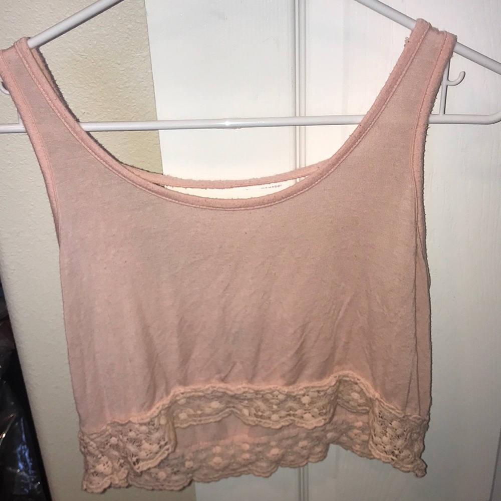 Light Pink Charlotte Russe crop top